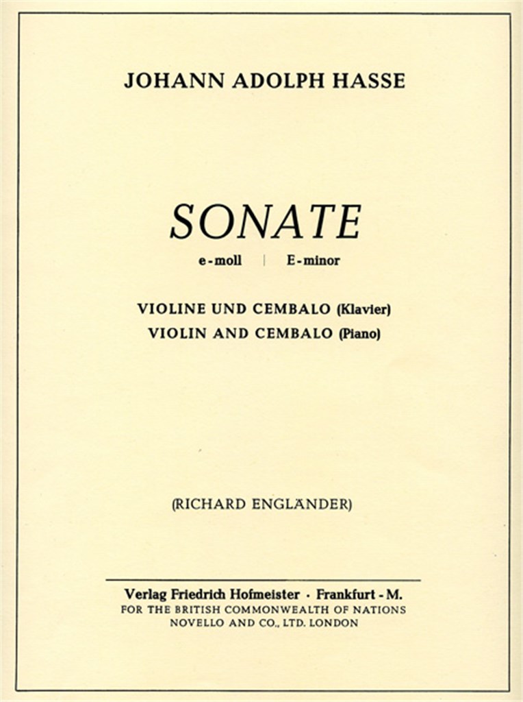 Sonate e-Moll